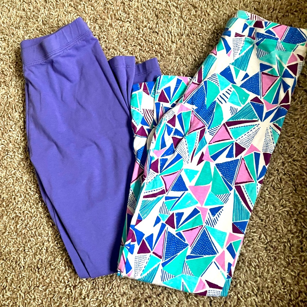 2 pair of girls leggings